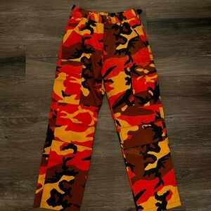 Vibrant Camouflage Cargo Pants